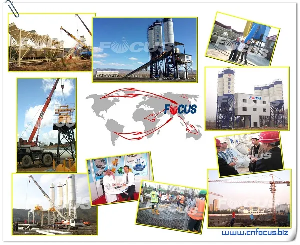 Construction Machinery Yhzs50 Mobile Concrete Batching Plant
