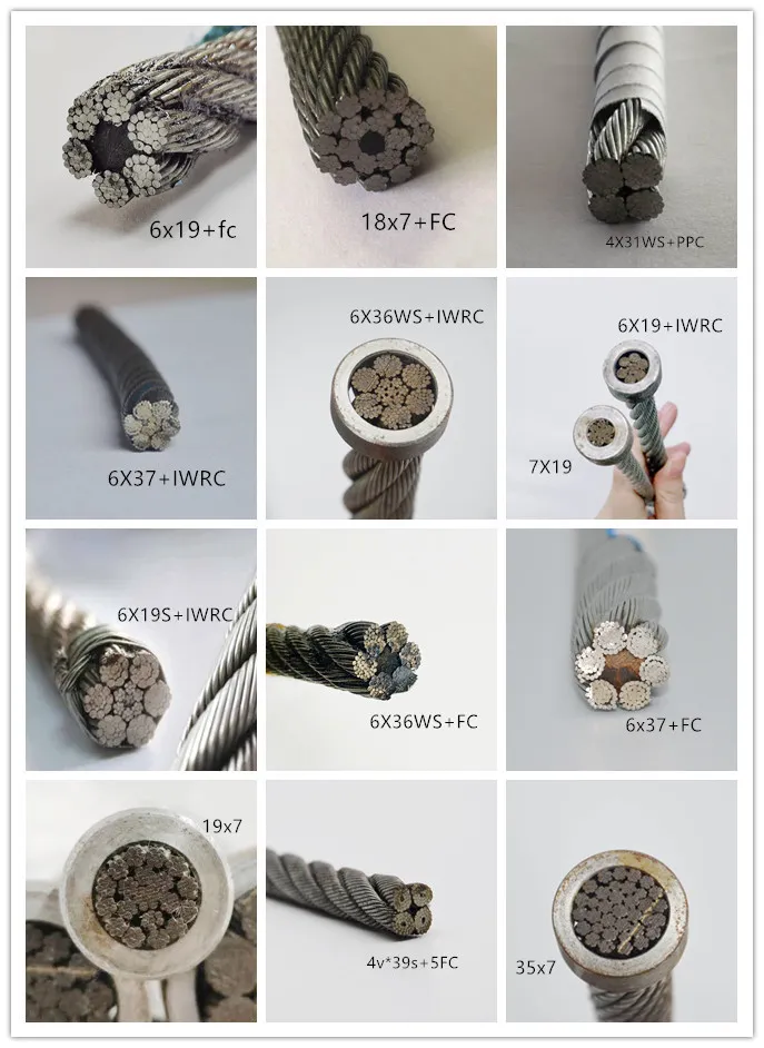 Custom PU Coated Stainless Steel Wire Rope Lifting Slings