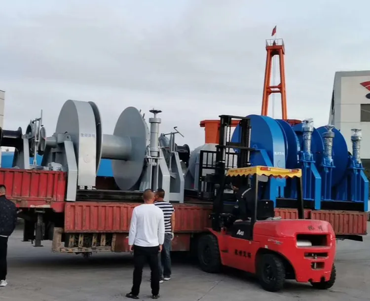 D64mm*250m 560kn/56ton Double Drum Electric Mooring Winch
