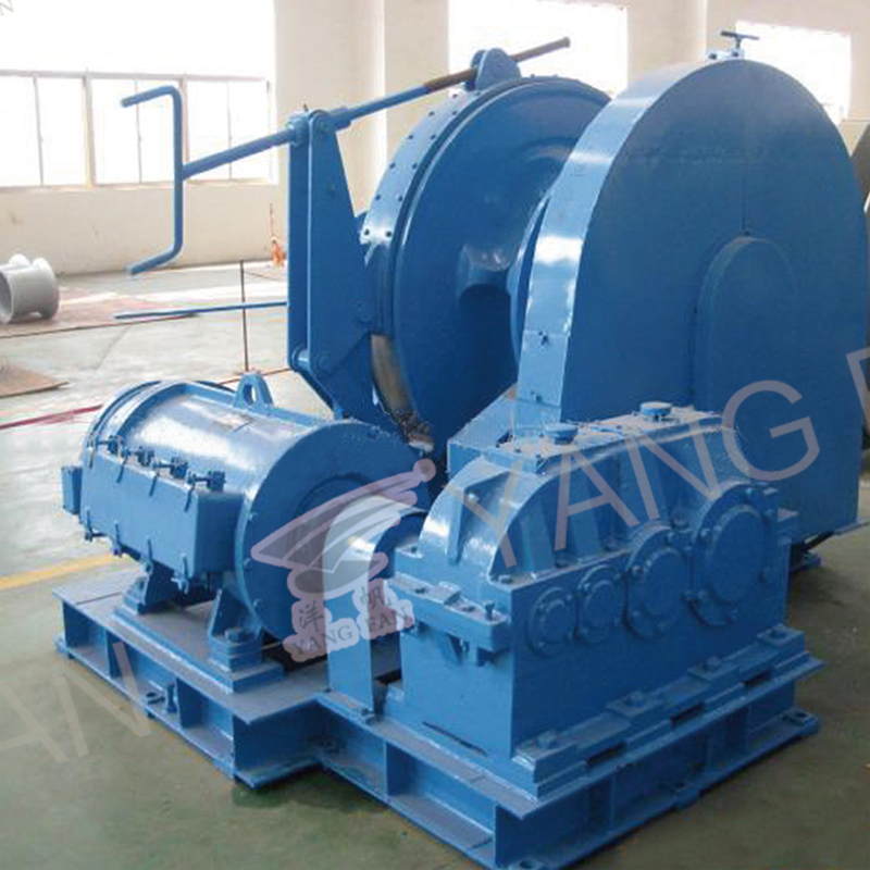 D64mm *250m 600kn/60ton Double Drum Electric Mooring Winch