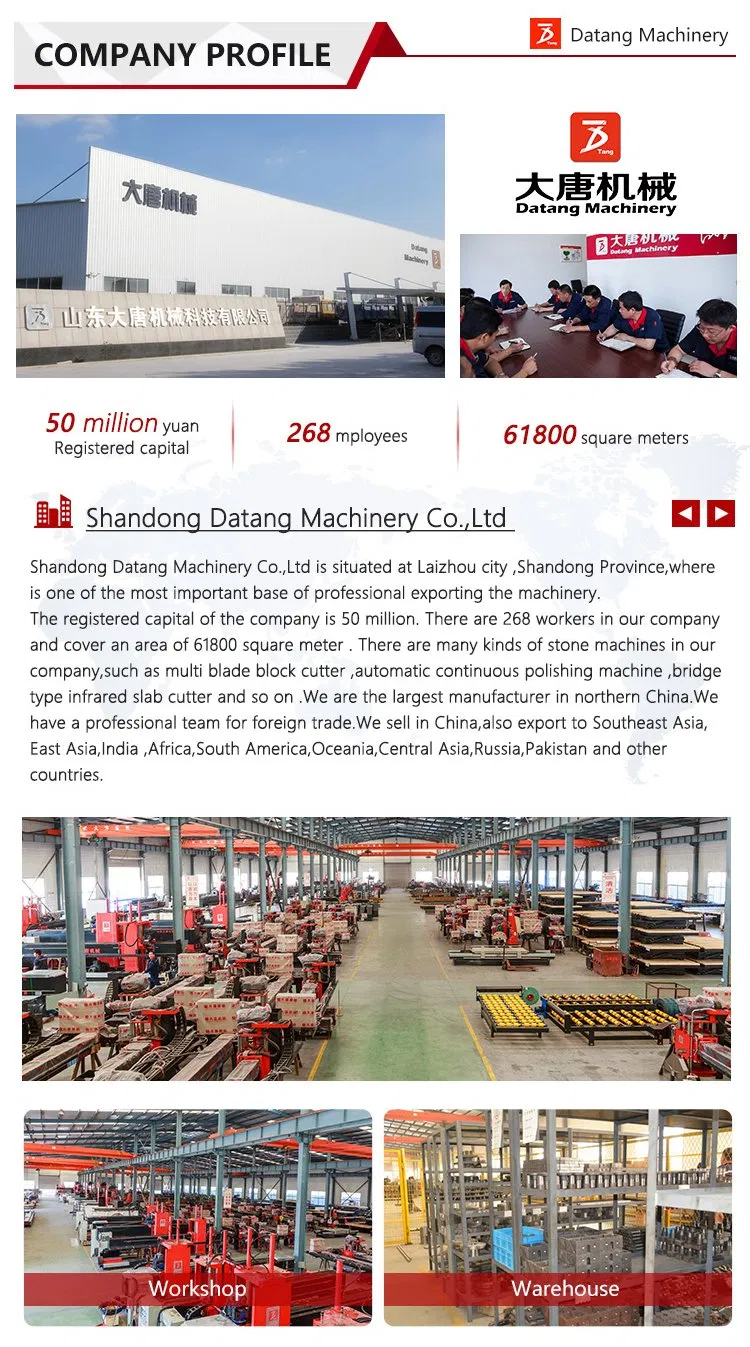 Datang Sand Stone Cutter Granite Block Saw Cutting Machine Price