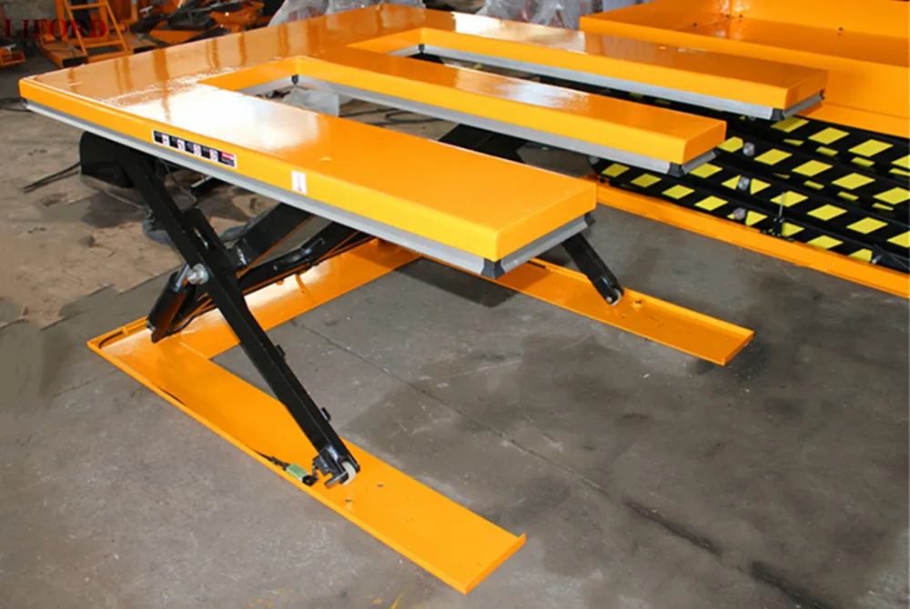 E-Shaped Electric Elevating Lift Platform for Warehouse Material Handling
