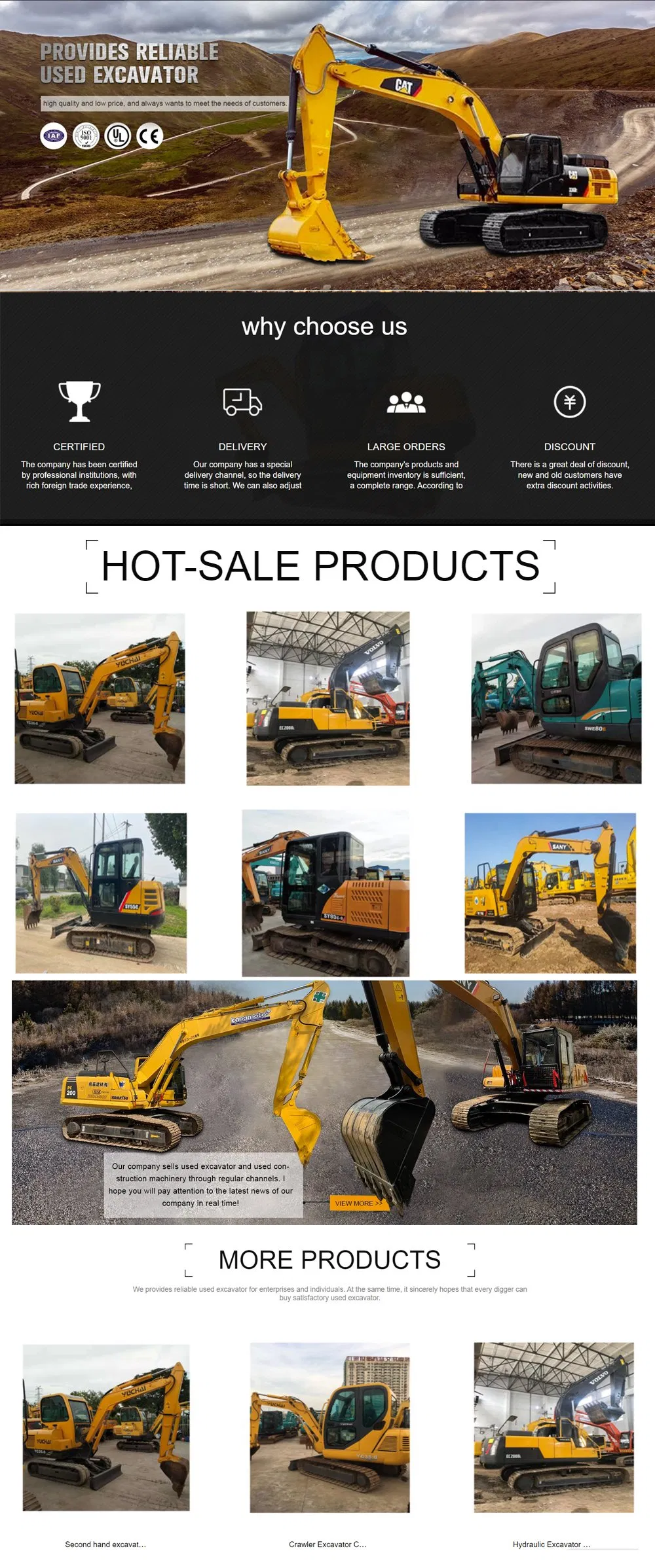 Eco-Friendly Green Well-Maintained Mini Secondhand Dooosan Dh60-7 Crawler Digging Excavator