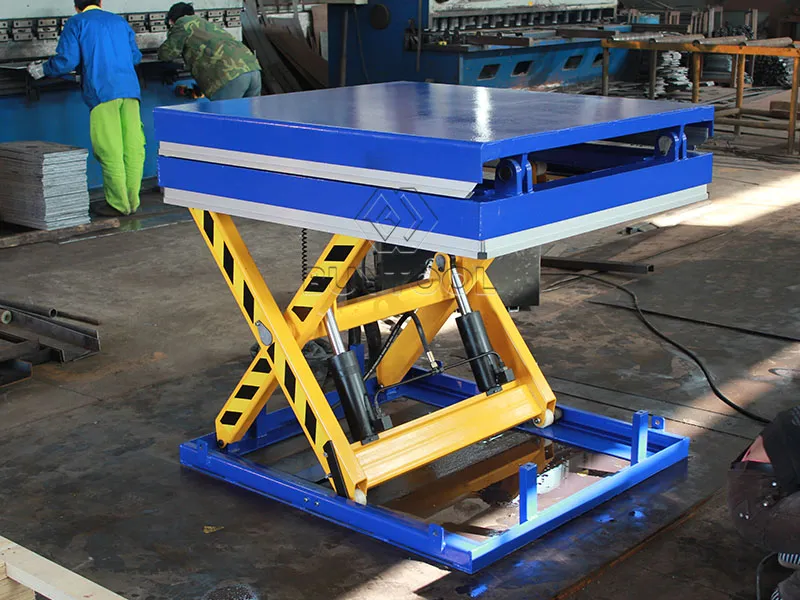 Electric Stationary Loading Dock Scissor Cargo Lift Hydraulic Tilt Lift Tables for Loading Unloading