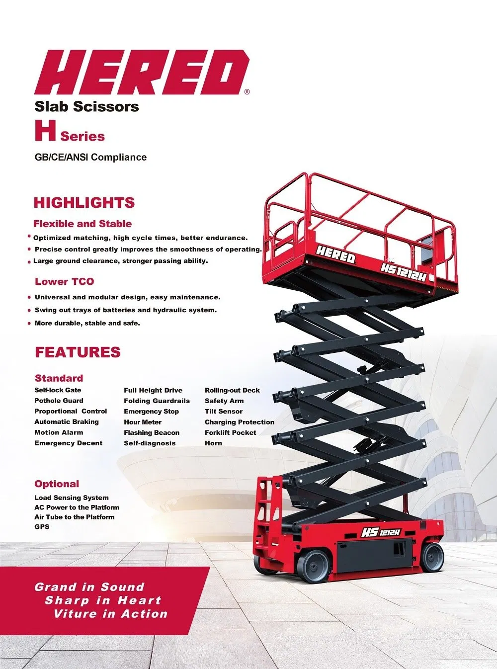 Elevating 8m 10m 12m Hydraulic Manlift Scissor Lift Platform for Building Maintenance