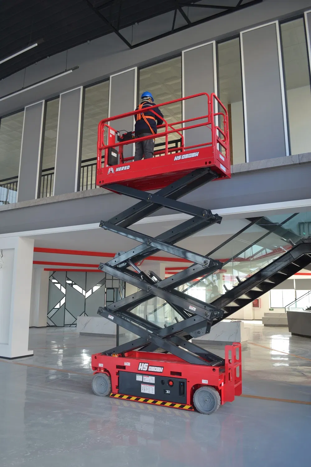 Elevating 8m 10m 12m Hydraulic Manlift Scissor Lift Platform for Building Maintenance