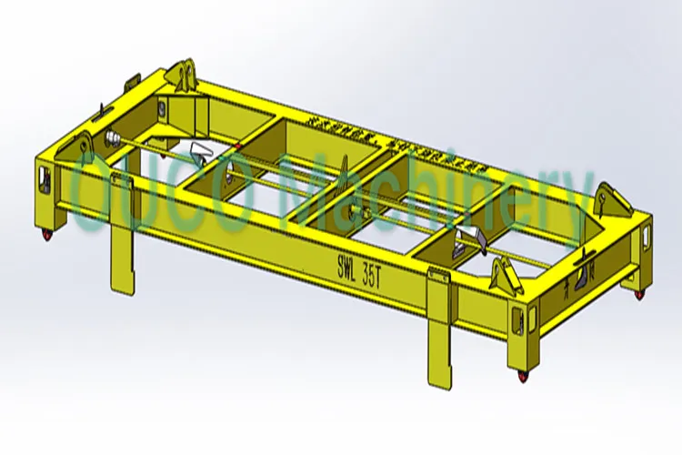 Energy Saving Semi Auto Container Spreader