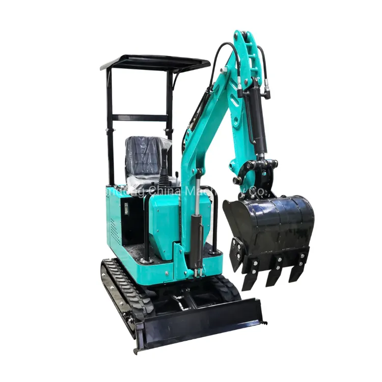 EPA CE Approved Crawler Diesel Engine 1 Ton Mini Excavator Small Diggers for Garden