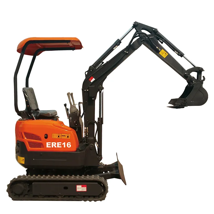 Everun Ere16 1.6ton Construction Equipment Machinery Bucket Mini Clawer Excavator