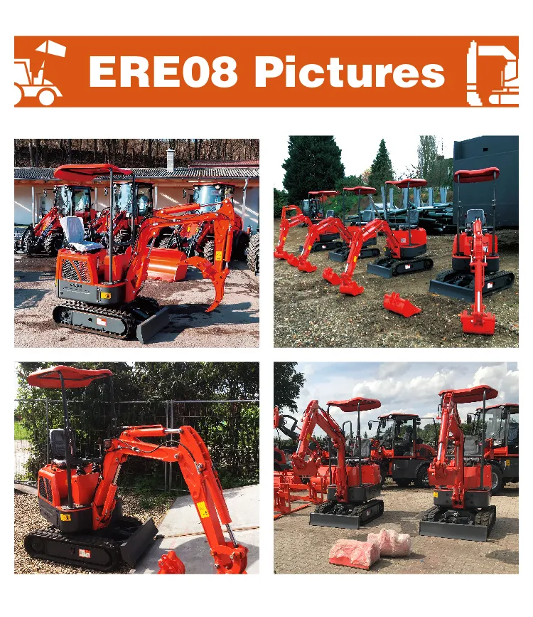 Everun New Ere08 0.8ton CE EPA Crawler Small Mini Excavator for Sale
