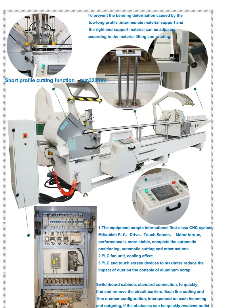 Factory Hot Sale Aluminium Frame Cutting Machine with CE BV SGS