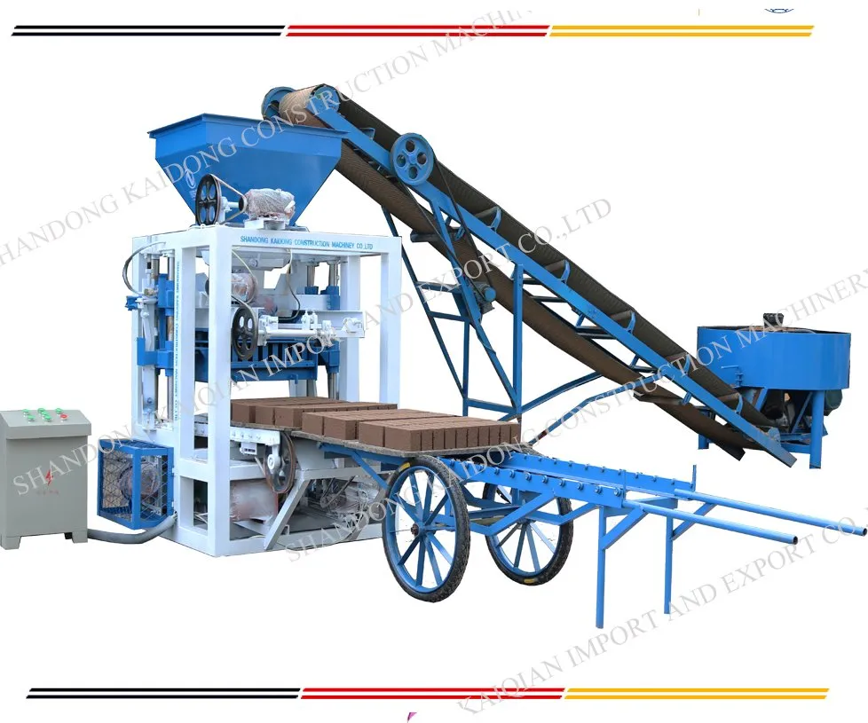Factory Sale Semi-Automatic Cement Concrete Hollow Brick Block Making Machine