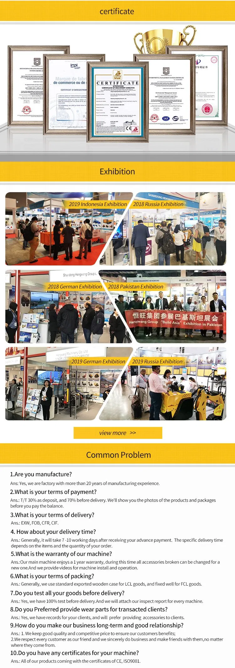 Factory Supply Wholesale 2.6ton Cralwer Excavator for Trenching