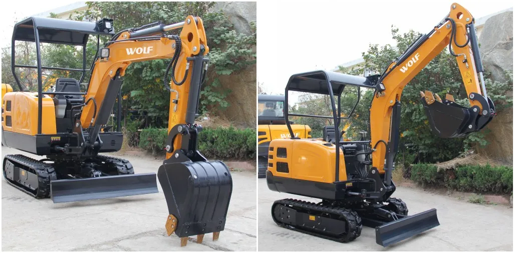 Farm Mini Digger 2.5ton Mini Excavator From Wolf