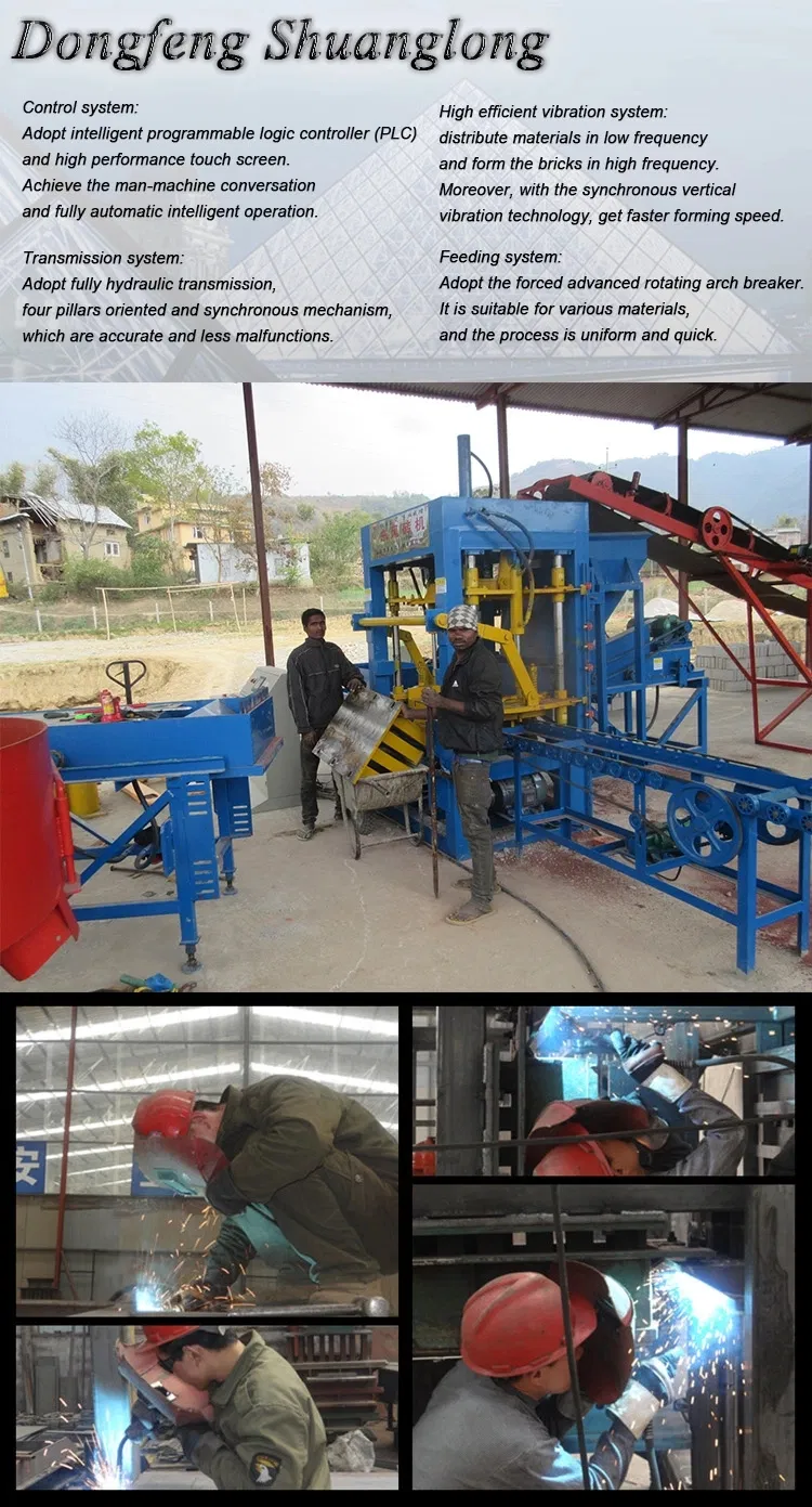 Full Automatic Concrete Block Machine, Automatic Cement Brick Block Machine