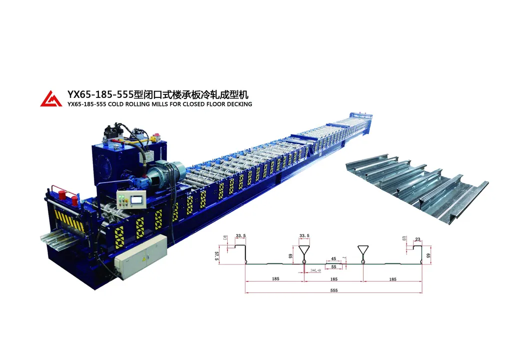 Full Automatic High Speed Floor Deck Roll Forming Machine with Ce/ISO9001