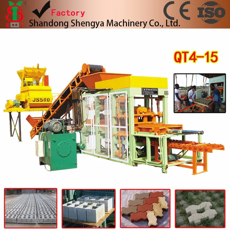 Fully Automatic Block Making Machine Production Line (QT4-15)