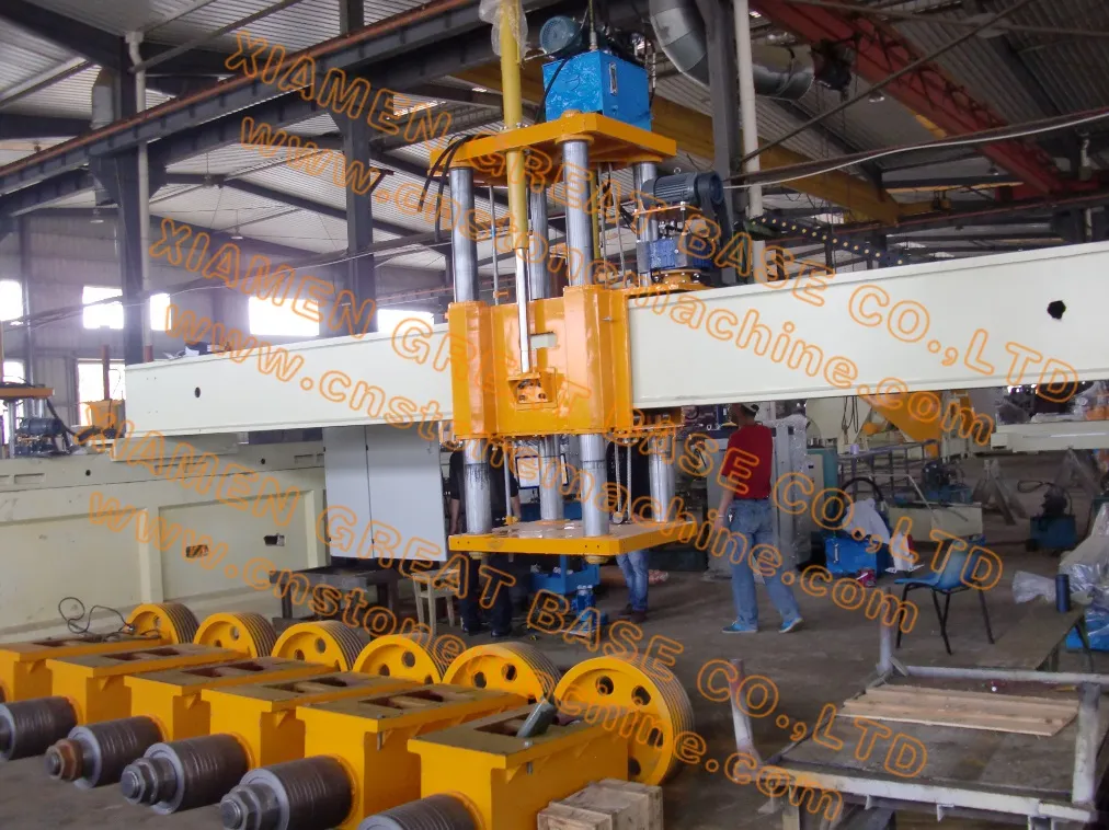 GBQQJ-2500C Bridge Type Hydraulic up and Down Multi blade stone cutting machine