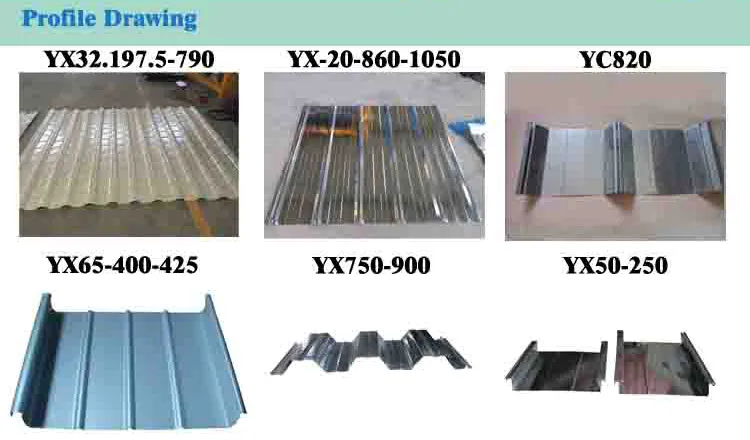 Glazed Tile Roof Panel Forming Machine Yx38-210-840