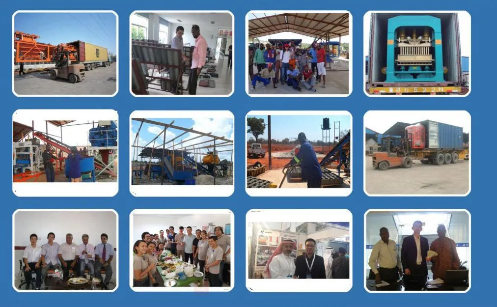 Good Quality Automatic Water Permeable Block Machine / Brick Machine Qt4-15 in Bangladesh India