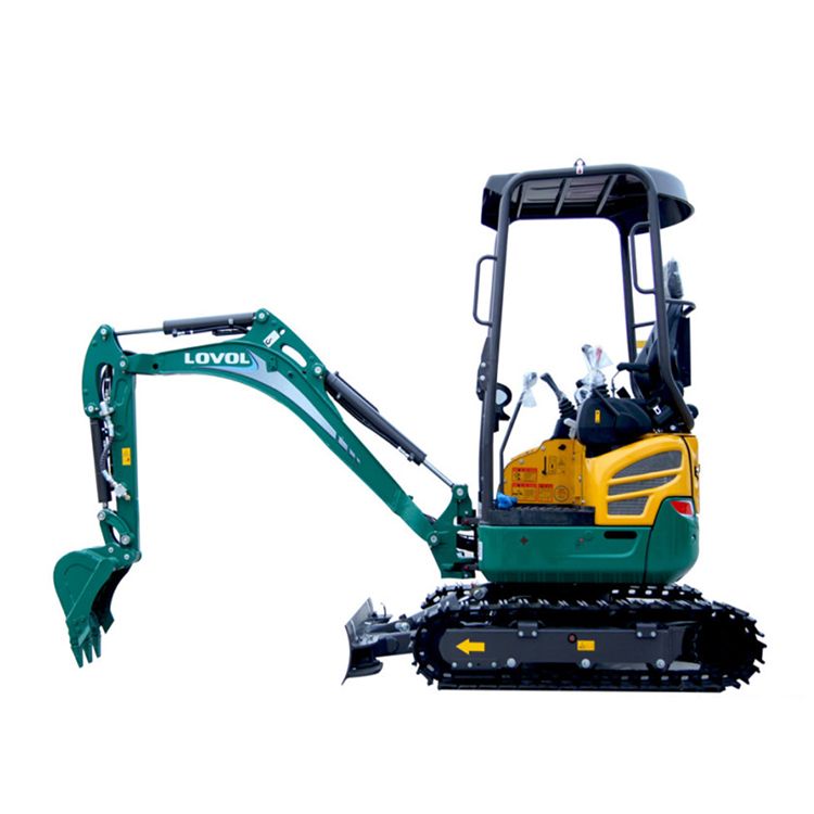 Good Quality Lovol 1.8 Ton Mini Crawler Excavator with Rubber Track Micro Digger Small Excavators Fr18e2-U