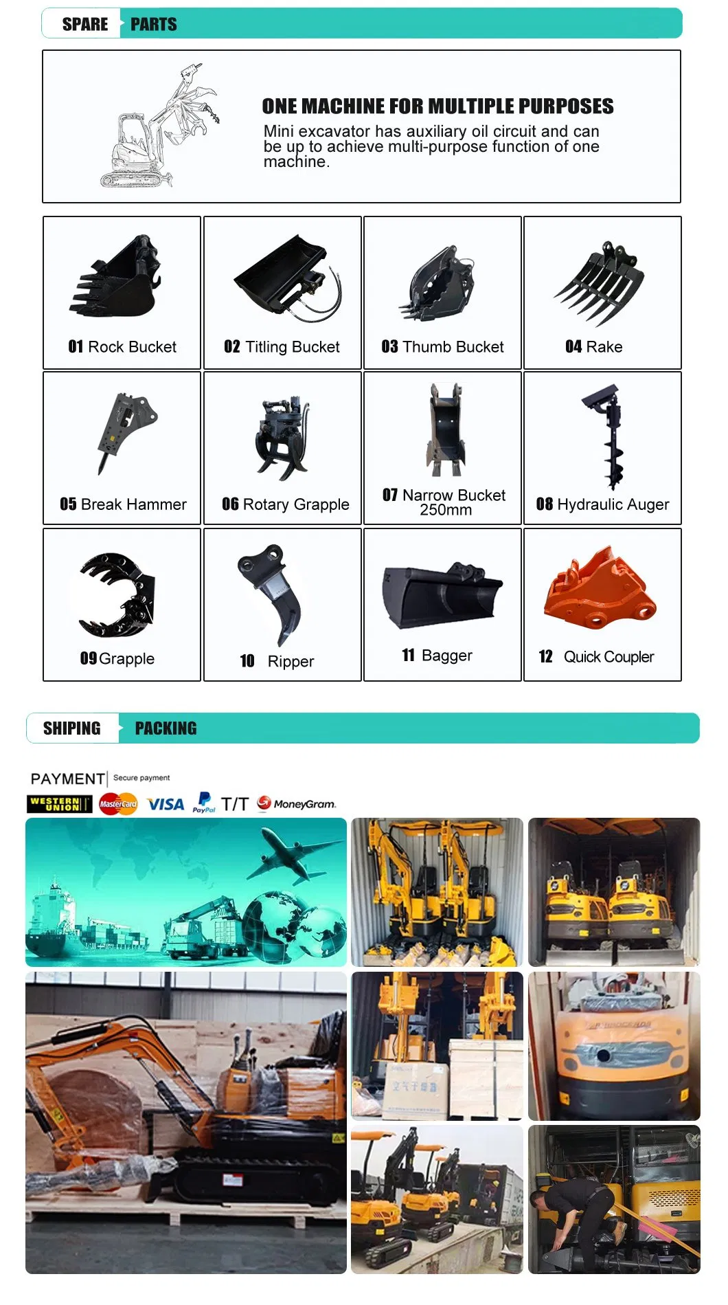 Good Quality Mini Excavator/Escavator Machines in Saudi Arabia