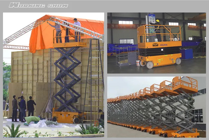 Height 6m Capacity 380kg Mini Self Propelled Mobile Lifting Equipment