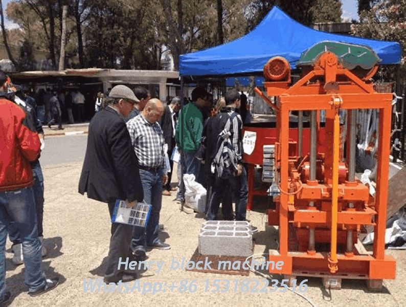 Henry Qtj 4-40 Block Machine Hollow Block Making Machine