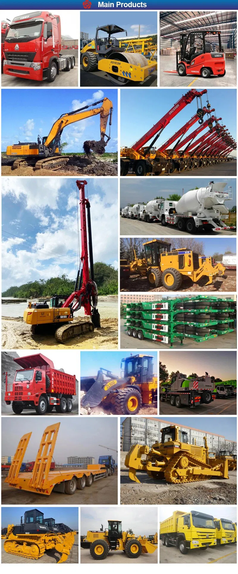Hgr28 28m Floor Type Trailer Pump Concrete Placing Boom Cylinder Jack-up Type