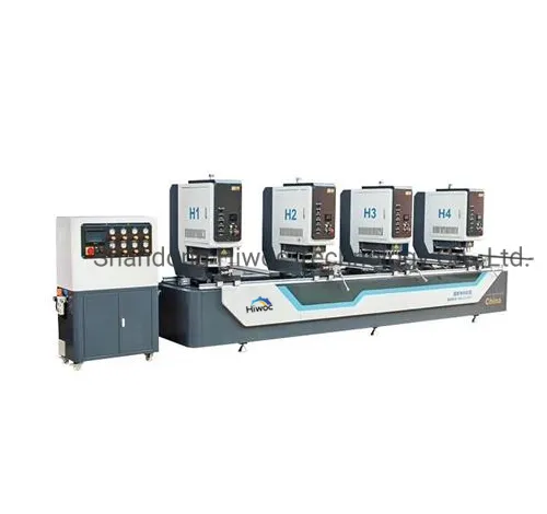 High Configuration UPVC/PVC Window Door Making Machinery Four Head Seamless Welding Machine