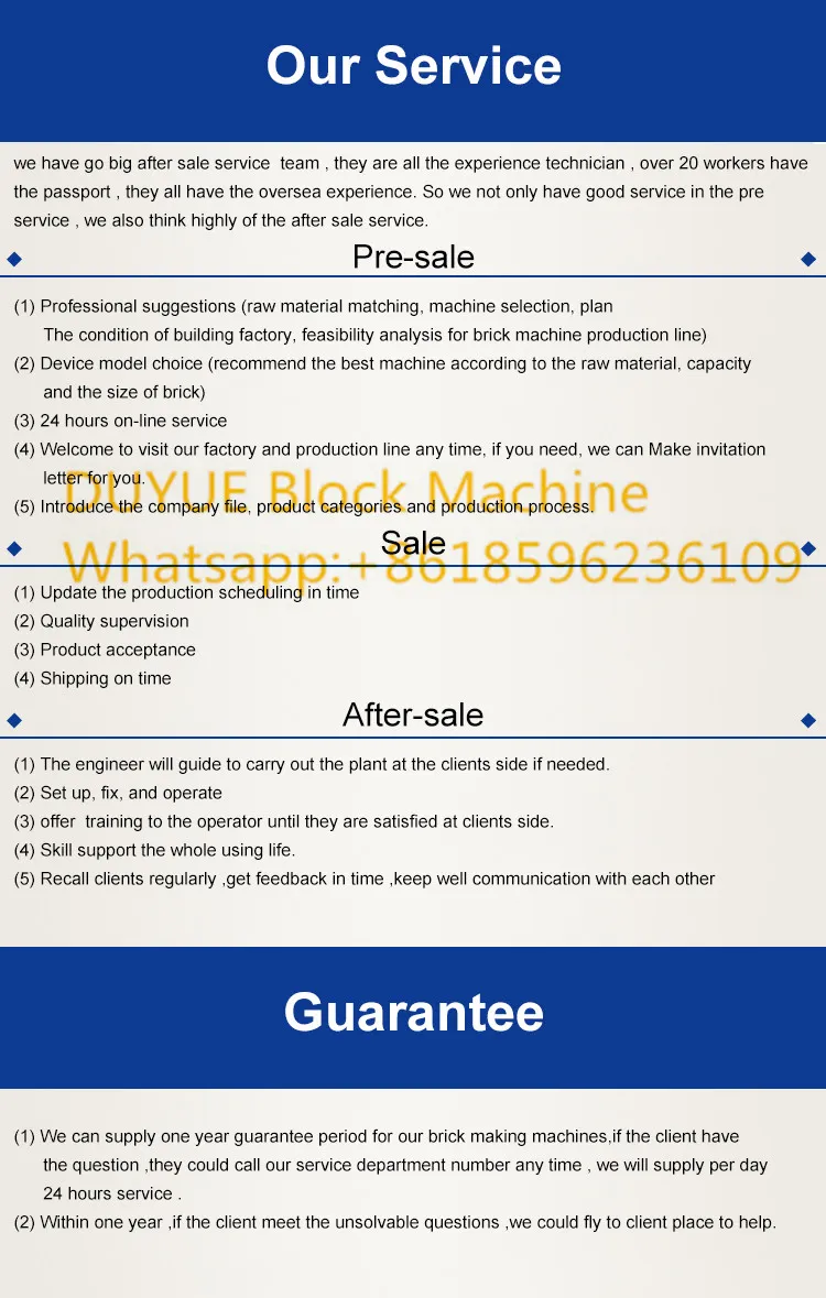 High Performance Duyueqt6-15 Auto Block Making Machine in Africa