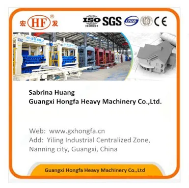 Hongfa Qm4-45 New Concrete Manual Mobile Brick Making Machine