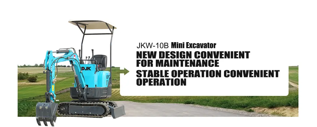 Hot Sale 1t Mini Excavator Machine, Small Garden Digger with Beautiful Appearance