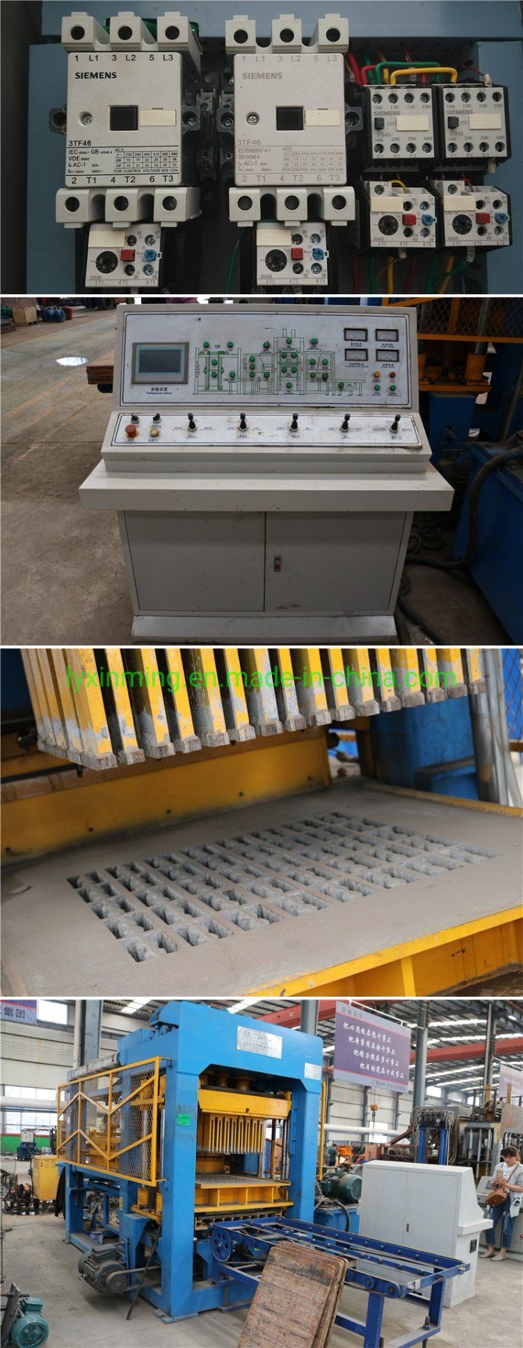 Hydraulic Brick Machine Qt8-15 Big Automatic Fly Ash Block Machine Hollow Brick Making Machine with Cement Silo