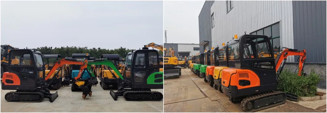 Hydraulic Mini Bagger Wolf Excavator Mini for Farming