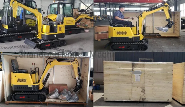 Hydraulic Mini Excavator 1500kg with Breaker, Auger, Ripper, Gripper