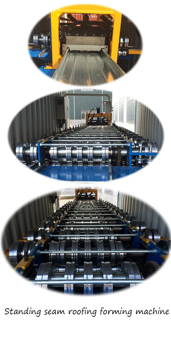 Ibr Standing Seam Steel Roof Tile Sheet Forming Machines (YX65-400-425)