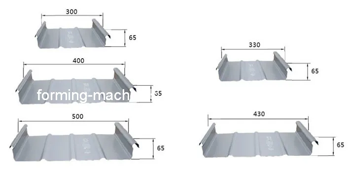 Ibr Standing Seam Steel Roof Tile Sheet Forming Machines (YX65-400-425)