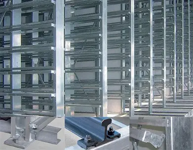 Brick Machine With Rack Maintenance System