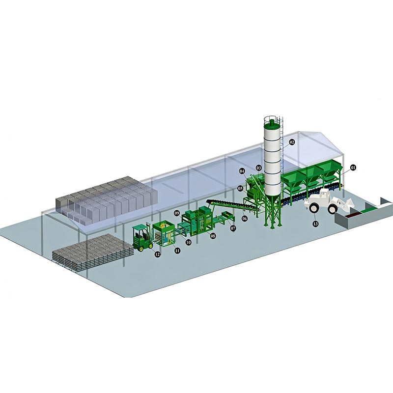 Cement Concrete Block Making Machine 