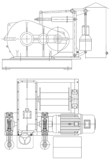 Jk Type and Jm Type 1 Ton Electric Winch