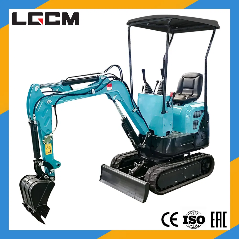 Lgcm Laigong Brand 1ton Mini Excavator for Farm/Garden/Urban Construction