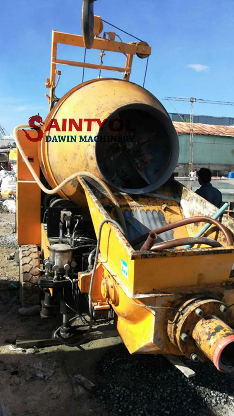 Made in China Ce Quality Concrete Mixing Pump Concrete Pump with Mixer on Sale