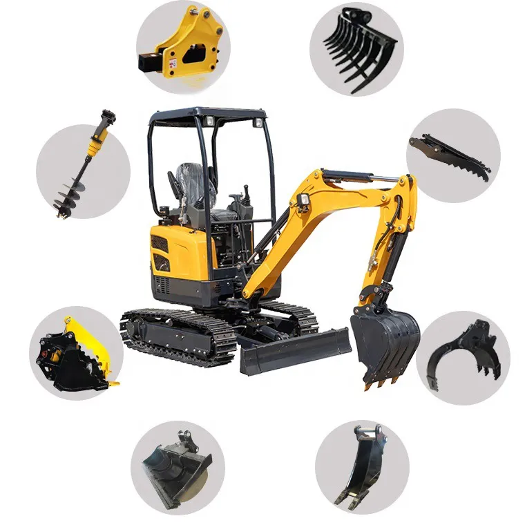Made in China Small Dg12 Mini Ton Excavator for Sale Good Quality