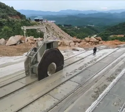 Marble Granite Block Double Saw Blade Cutter Machinery Quarry Stone Cutting Machine