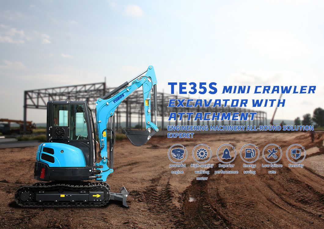 Mini Bagger Diesel Digger 3.5t Mini Earth Digger Excavator