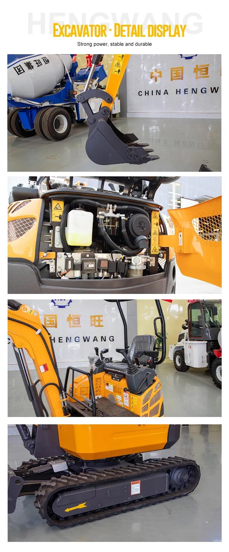 Mini Excavator 2t Diesel Machine Digger