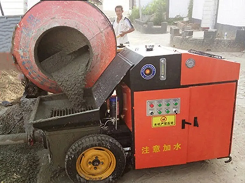 Mobile Concrete Spraying Pump Machine with Diesel Pump for Construction