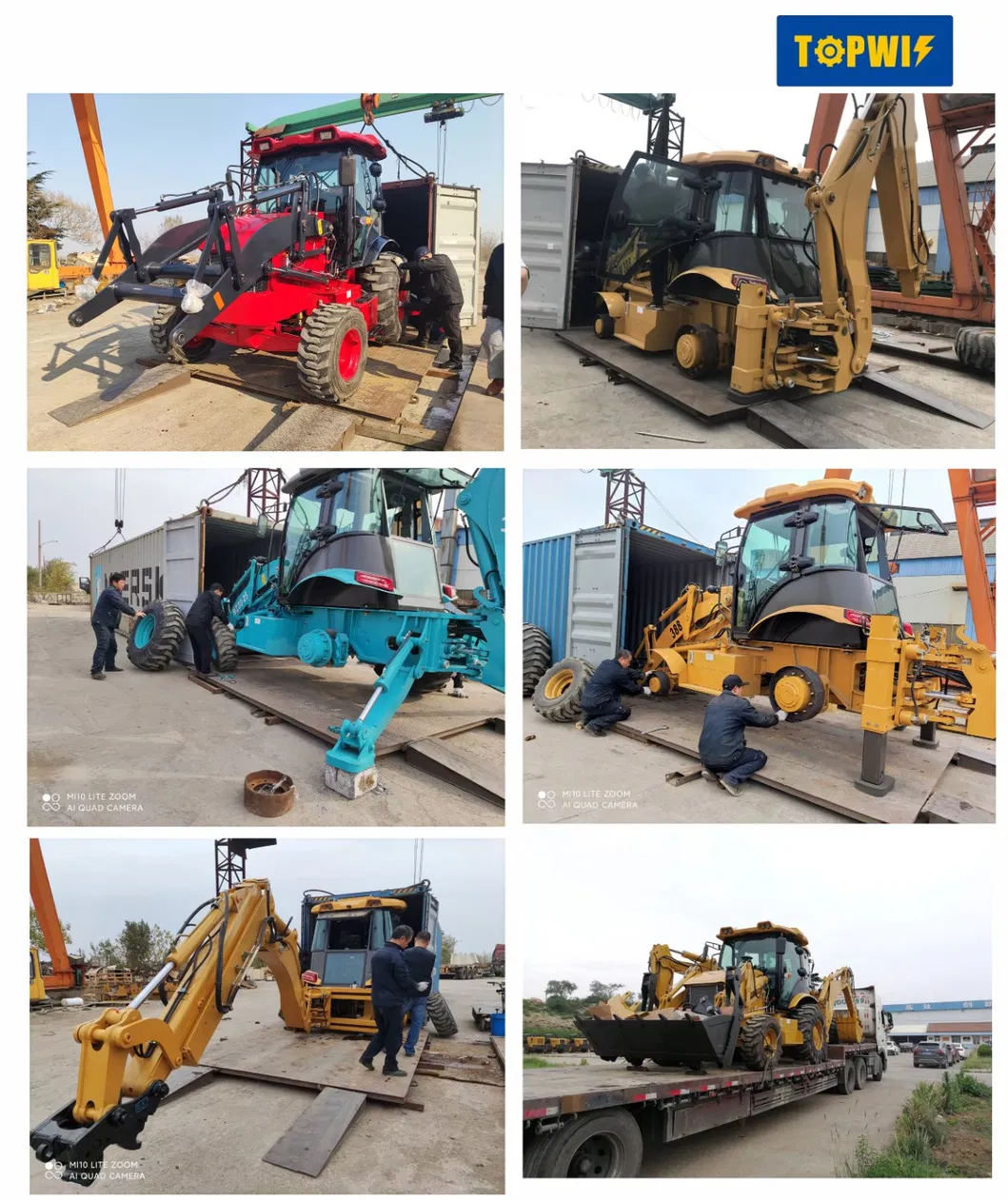 New Condition Wheel Loader Front Loader and Excavator Backhoe Loader Wz30-25