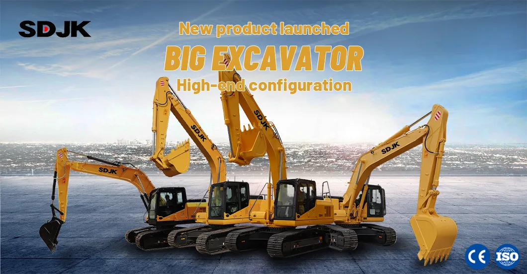 New Type Doosan 37 Ton Crawler Excavator with CE ISO Certificate